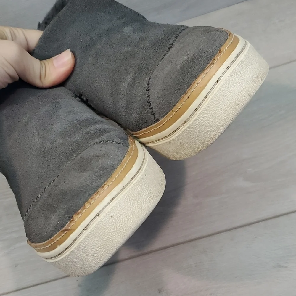 Toms Women Paxton Suede Comfort Ankle Booties shoes sz 8.5